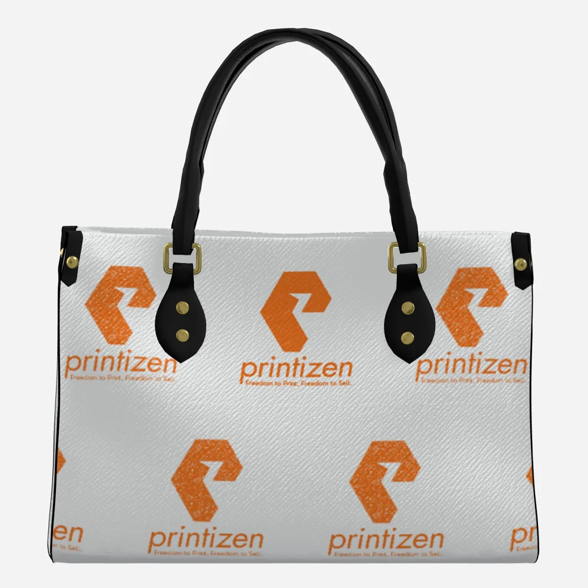 Ladies PU Handbag with Top Handle (Demo) - Image 3
