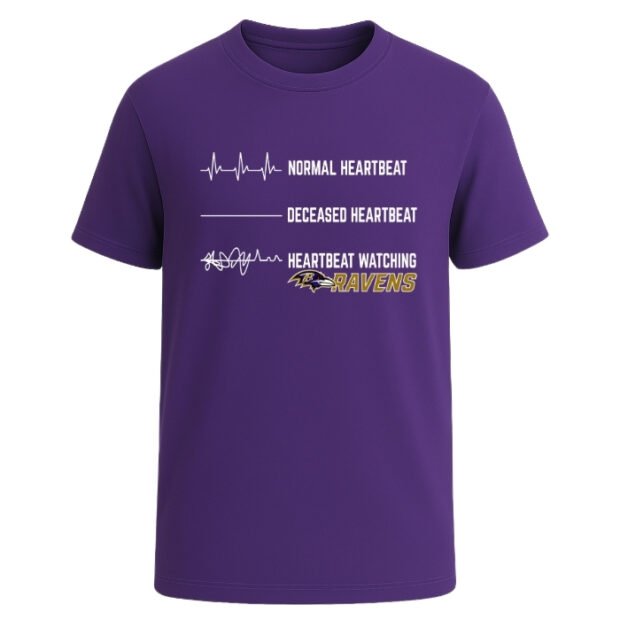 Heartbeat watching Baltimore Ravens
