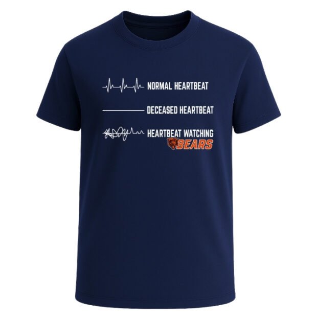 Heartbeat watching Chicago Bears