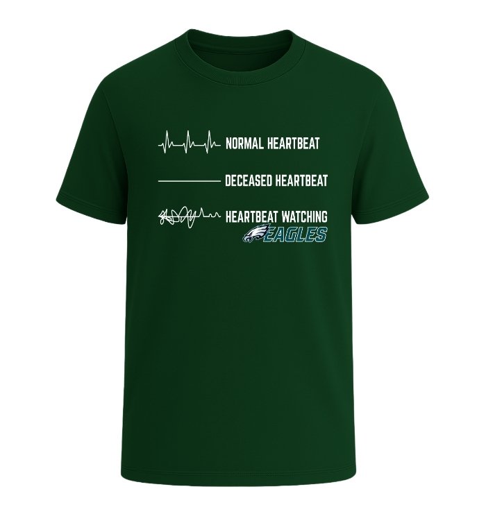 Heartbeat watching Philadelphia Eagles
