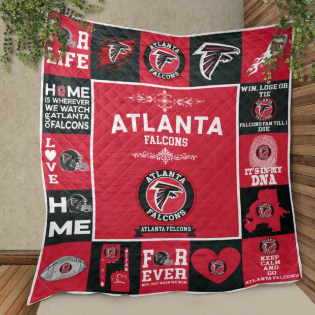 Atlanta Falcons Pride Quilt Blanket
