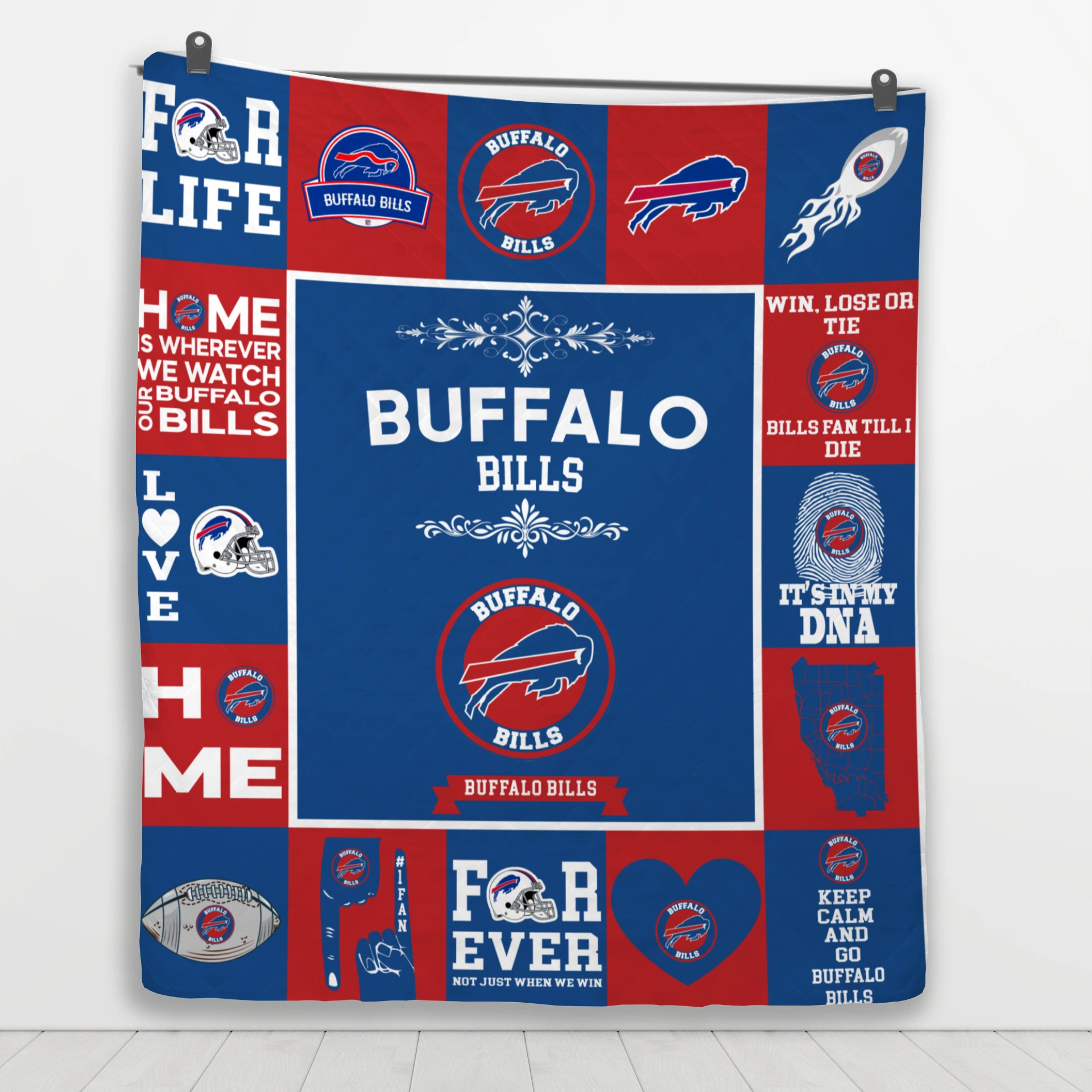 Buffalo Bills Pride Quilt Blanket - Image 4