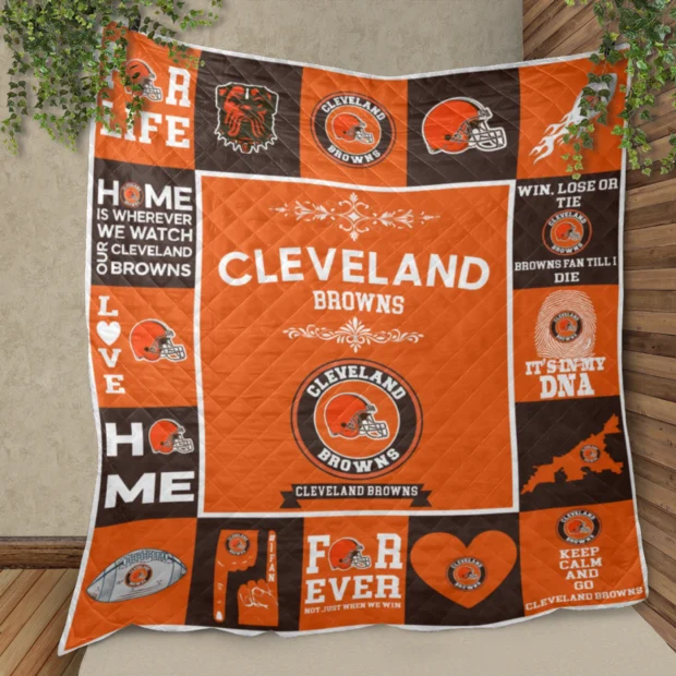Cleveland Browns Pride Quilt Blanket