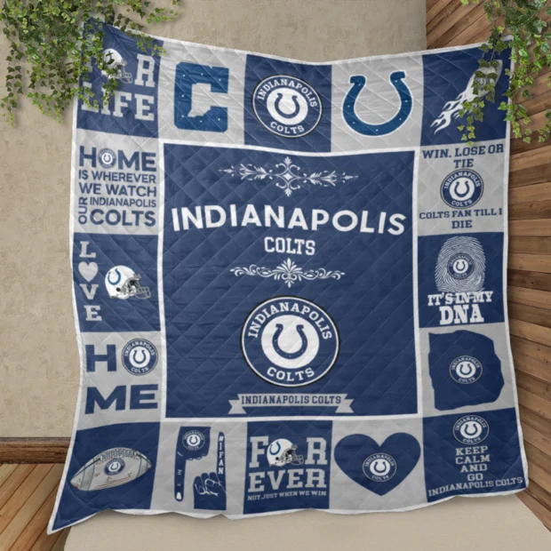 Indianapolis Colts Pride Quilt Blanket