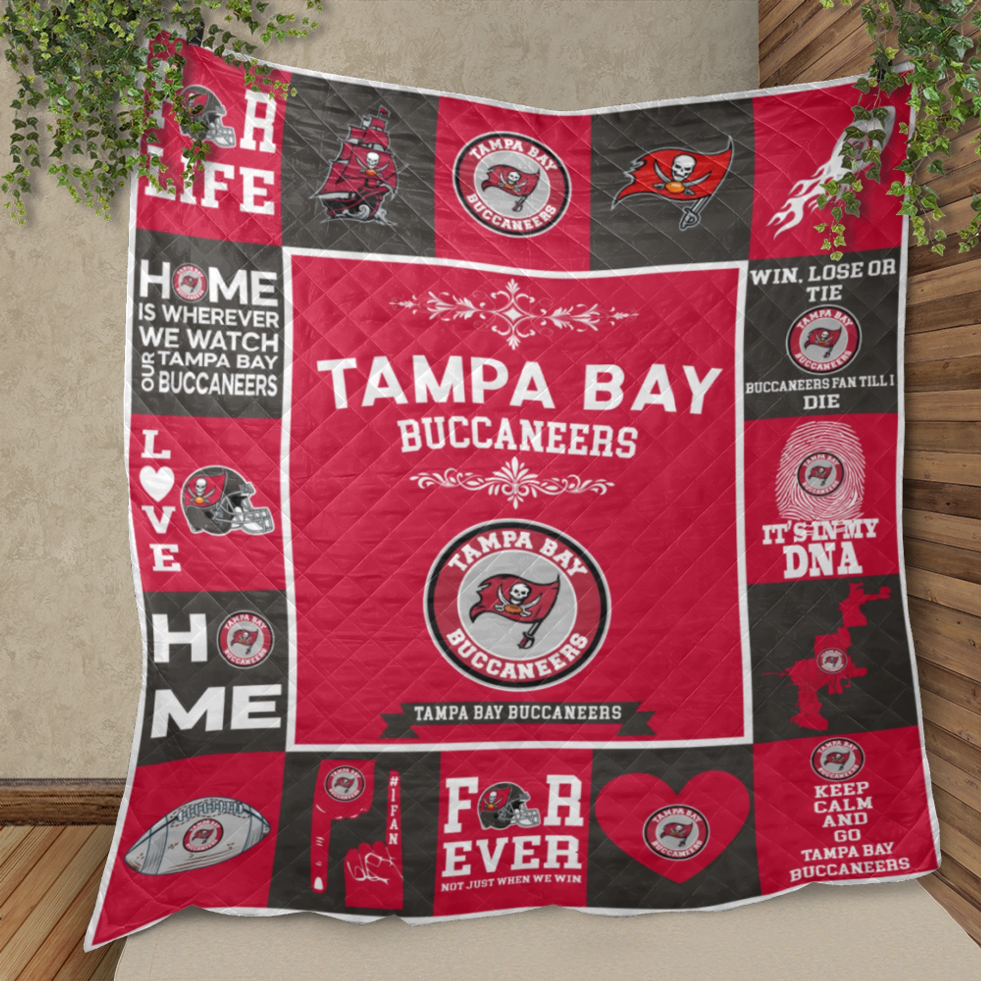 Tampa Bay Buccaneers Pride Quilt Blanket - Image 2