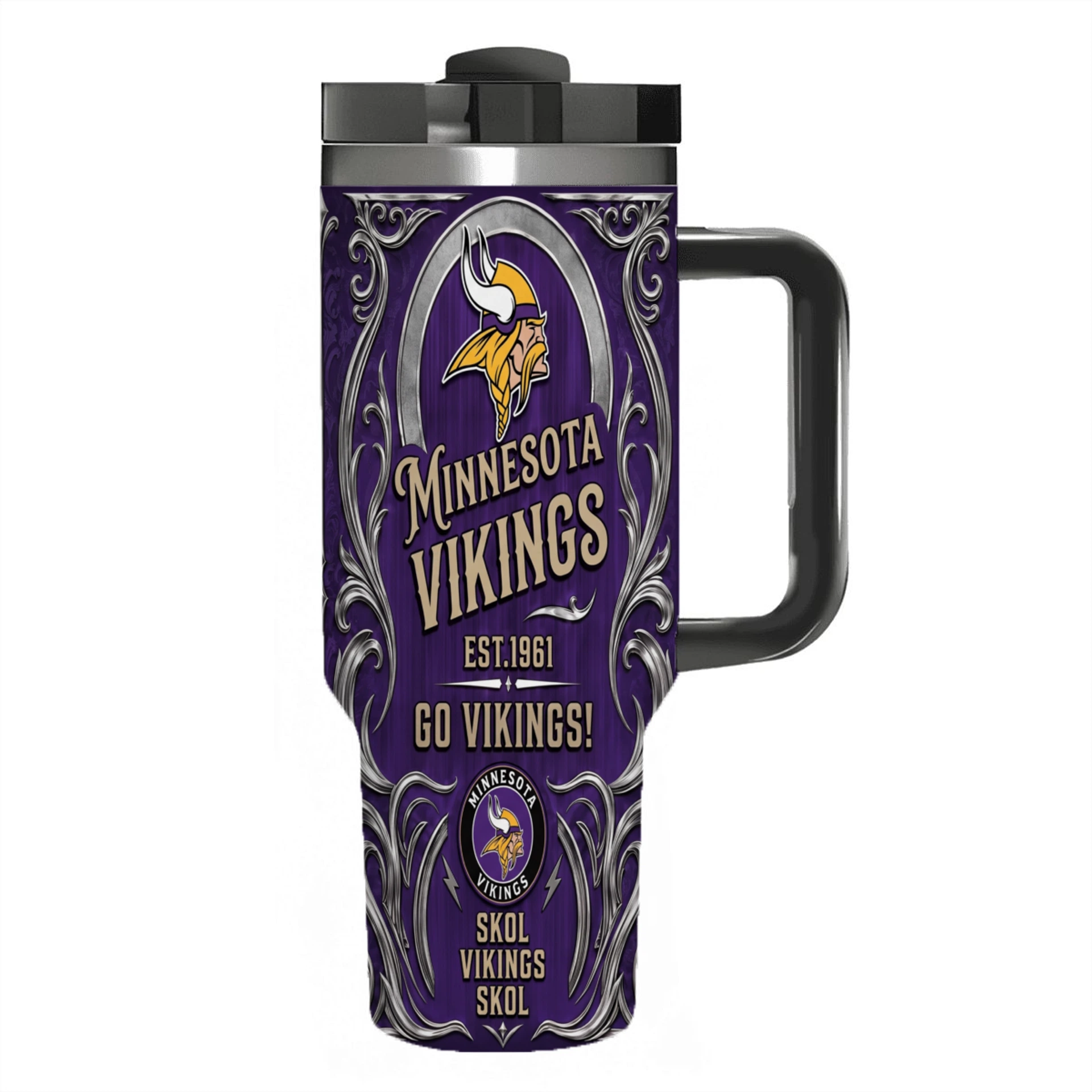 Minnesota Vikings Edition Tumbler Cup - Image 2