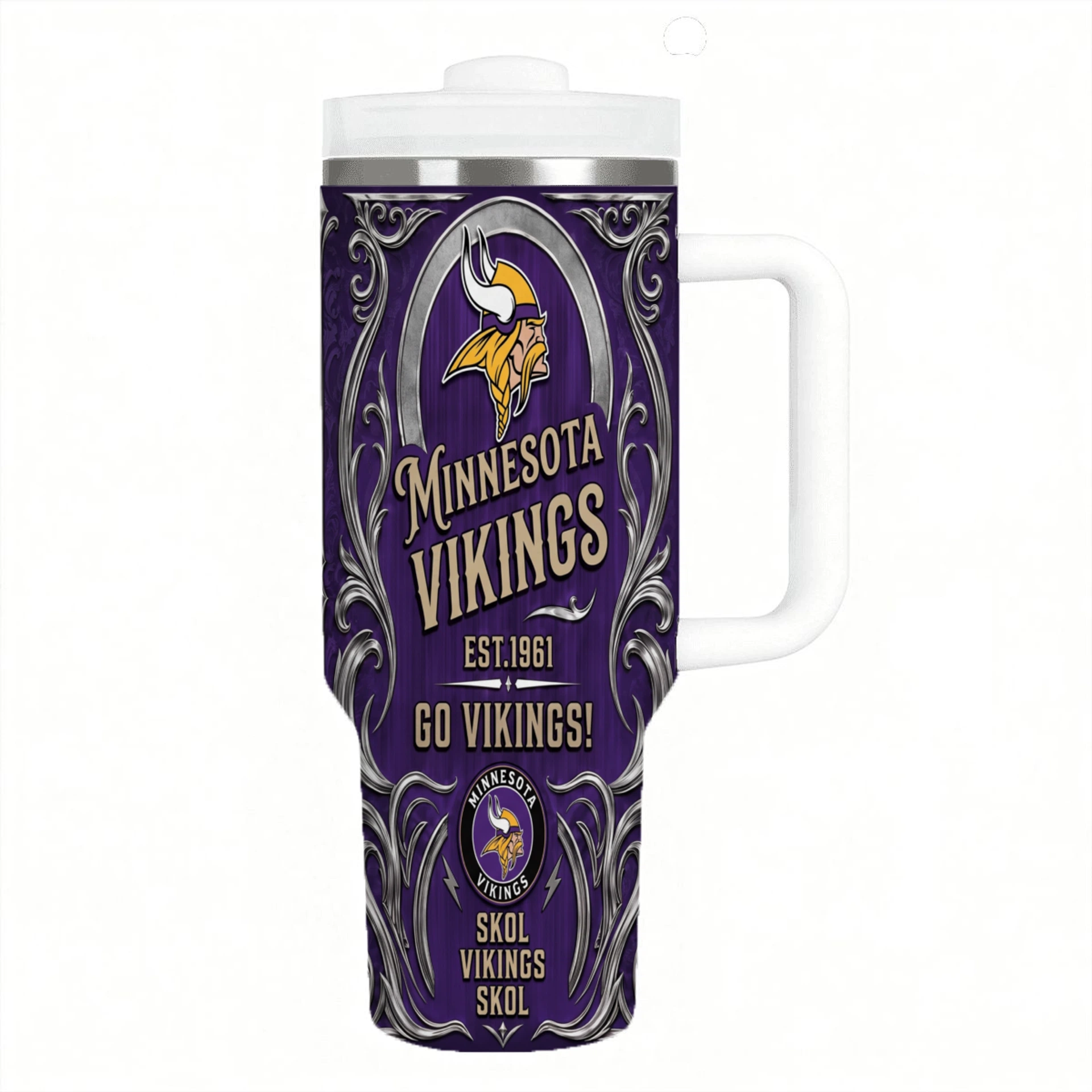 Minnesota Vikings Edition Tumbler Cup - Image 3