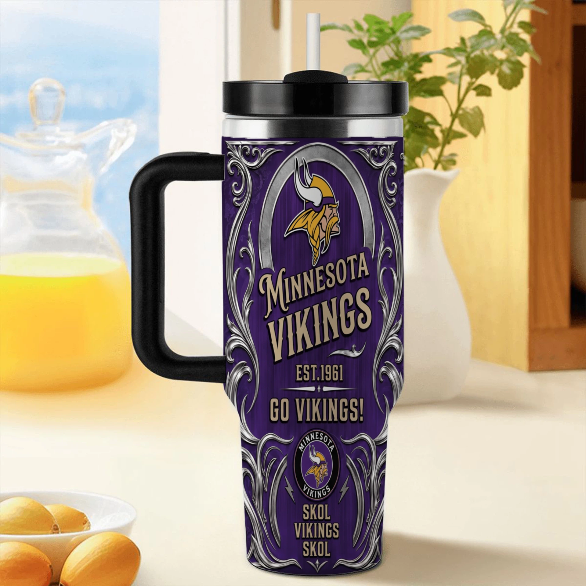 Minnesota Vikings Edition Tumbler Cup - Image 4
