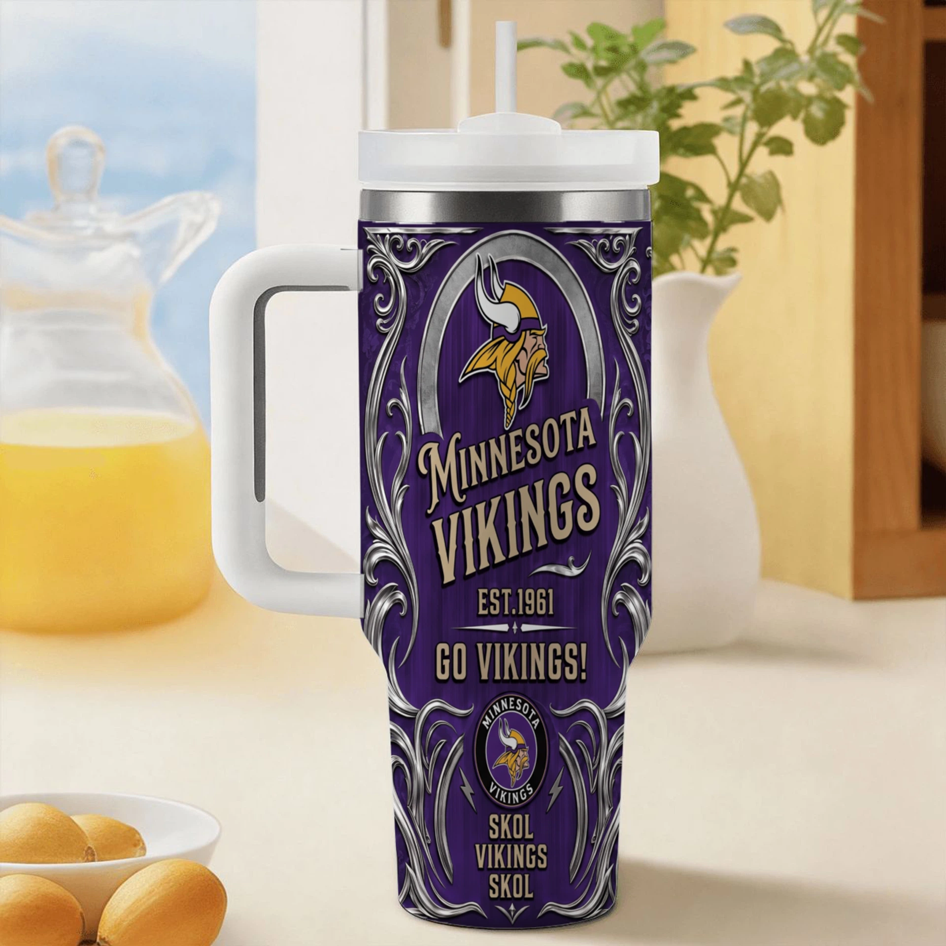 Minnesota Vikings Edition Tumbler Cup - Image 5