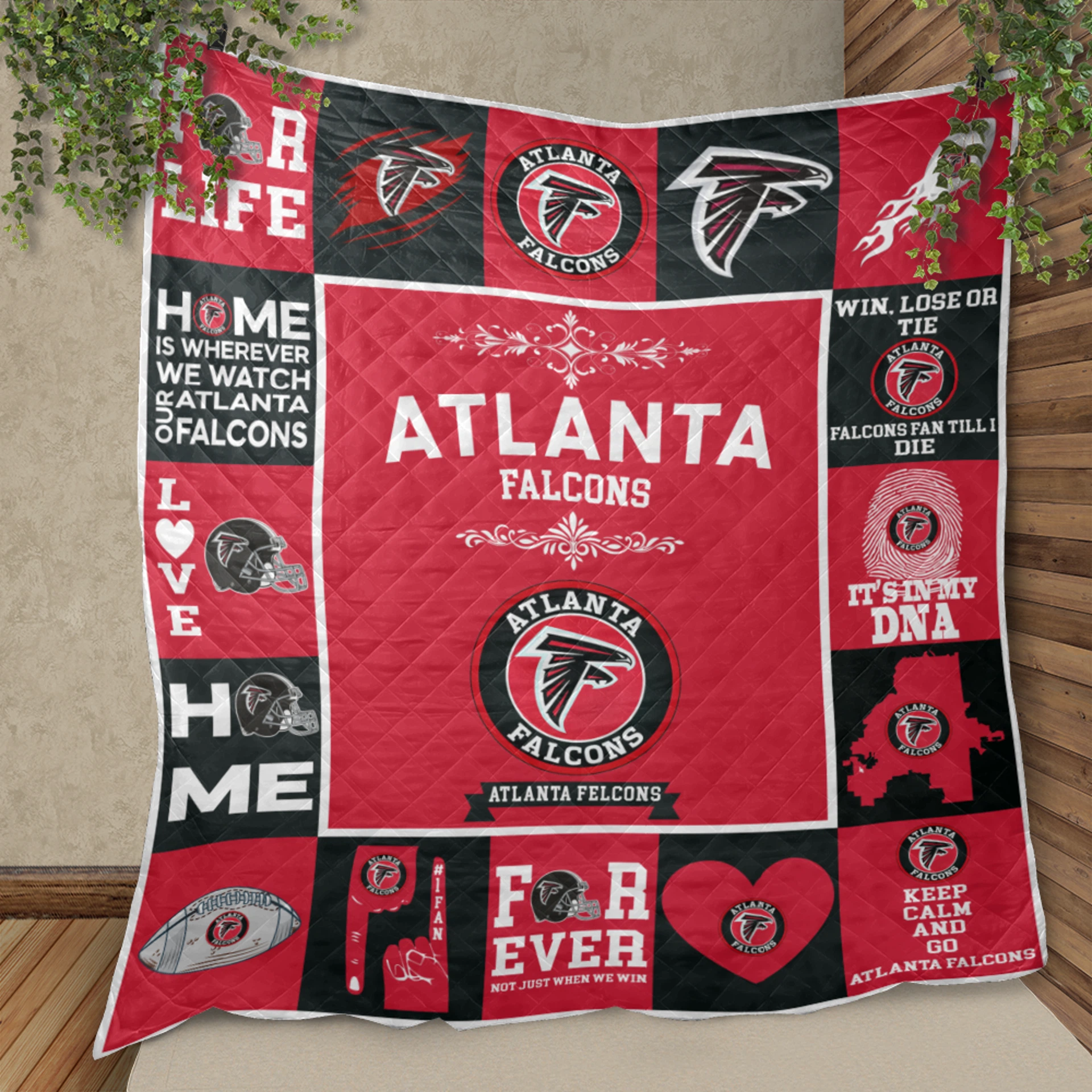 Atlanta Falcons Pride Quilt Blanket - Image 2