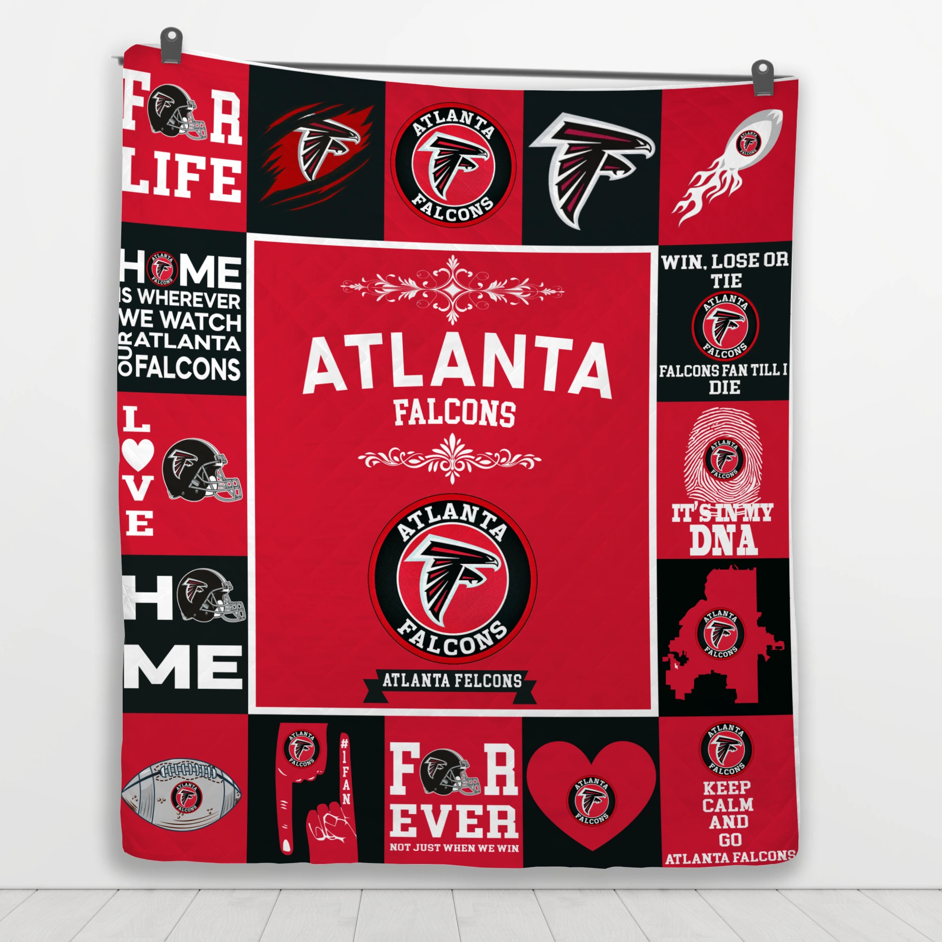 Atlanta Falcons Pride Quilt Blanket - Image 4