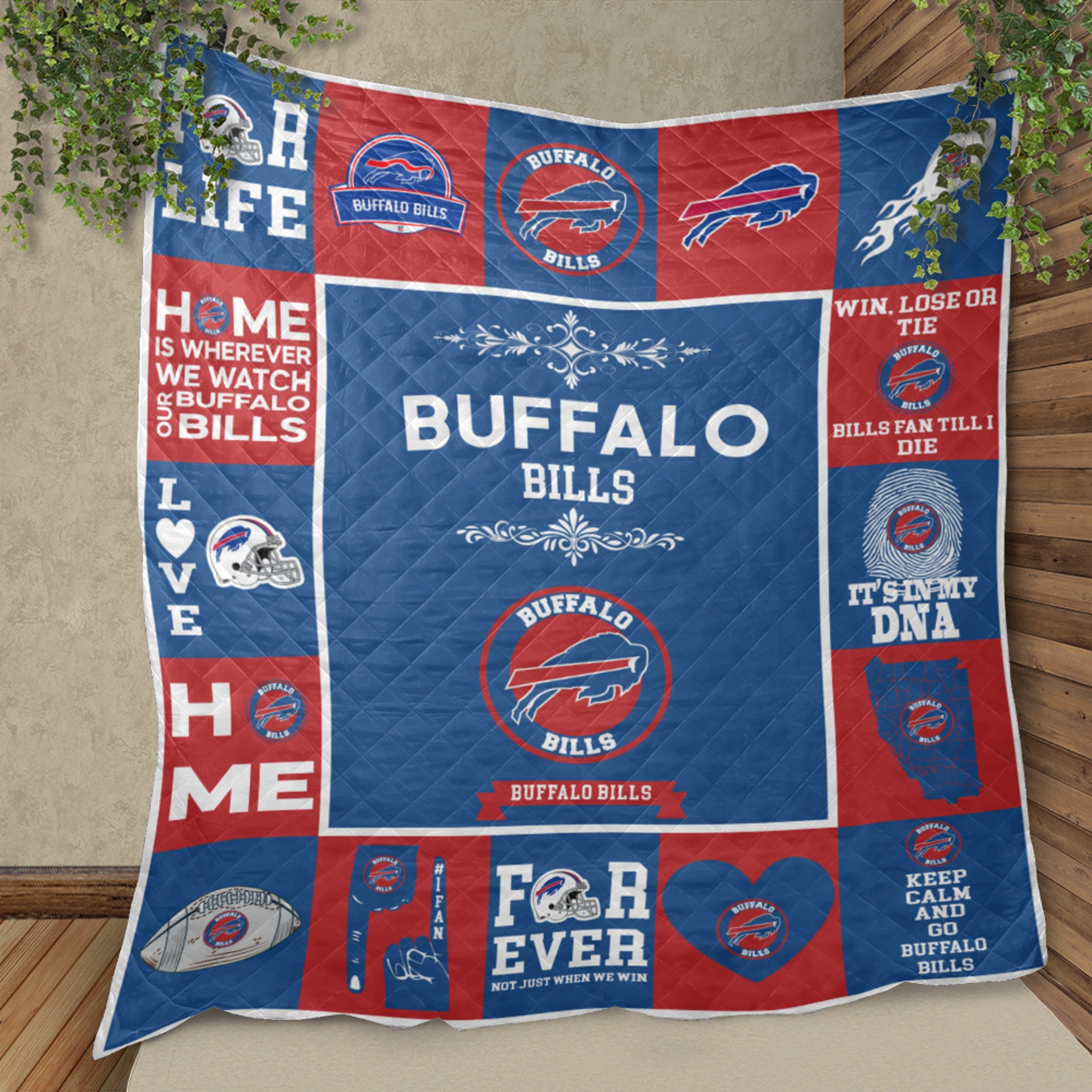 Buffalo Bills Pride Quilt Blanket - Image 2
