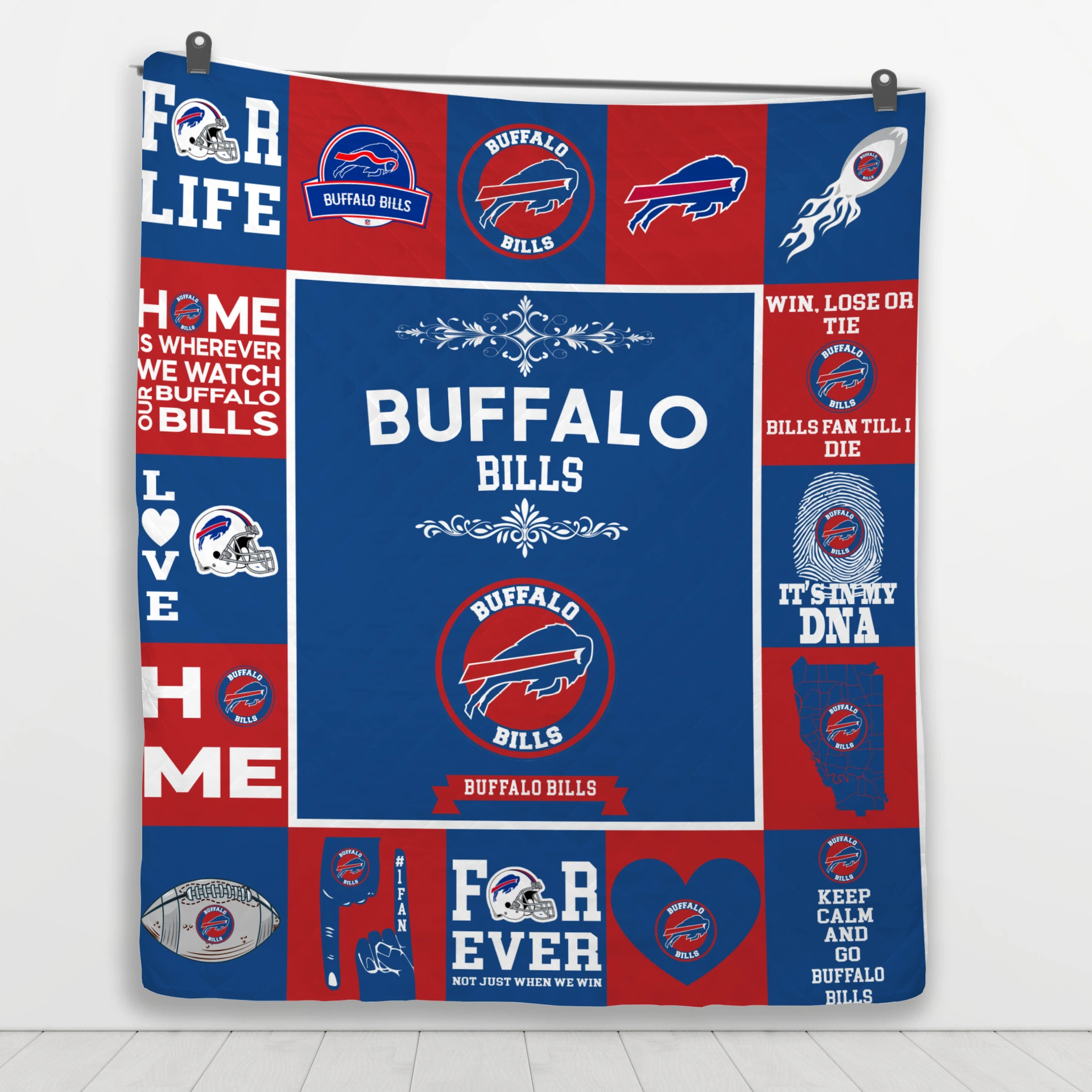 Buffalo Bills Pride Quilt Blanket - Image 4