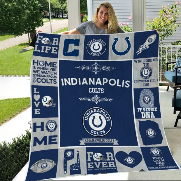 Indianapolis Colts Pride Quilt Blanket